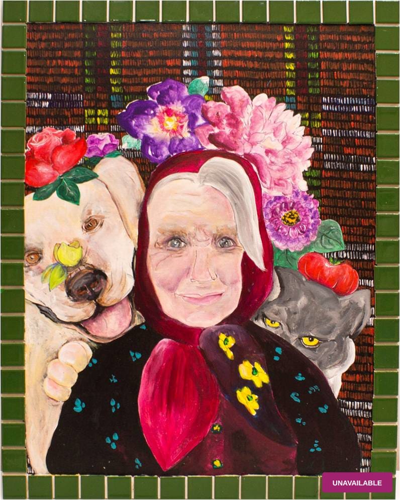Frosya. 2020. Oil on canvas. 40x50 cm
