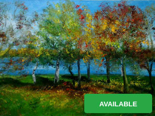LAKE. 2014. Canvas Oil. 50x70 cm