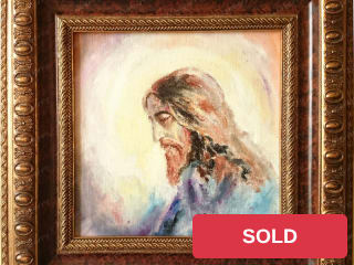 JESUS. 2014. Canvas Oil. 20x20 cm
