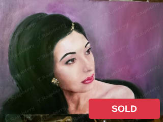 Claire. 2015. Oil on canvas. 70x50 cm