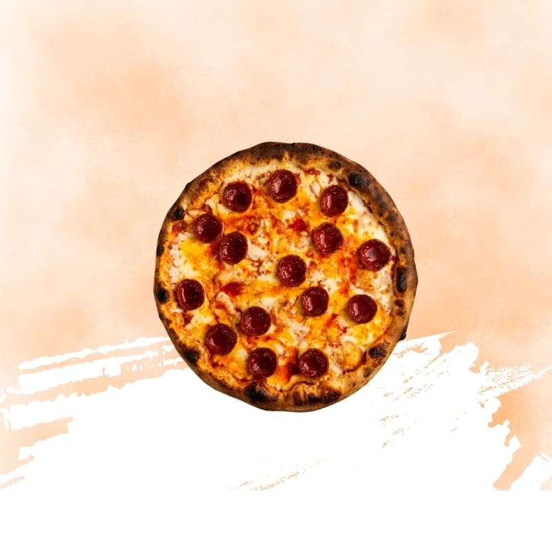 Pepperoni - Commandez en ligne chez Patzaloca Nantes Pepperoni - Pizza artisanale Patzaloca Ile de Nantes