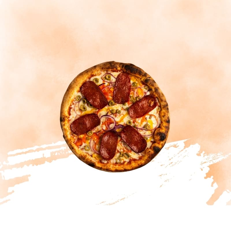 Spianata Piccante - Commandez en ligne chez Patzaloca Nantes Spianata Piccante - Pizza artisanale Patzaloca Ile de Nantes