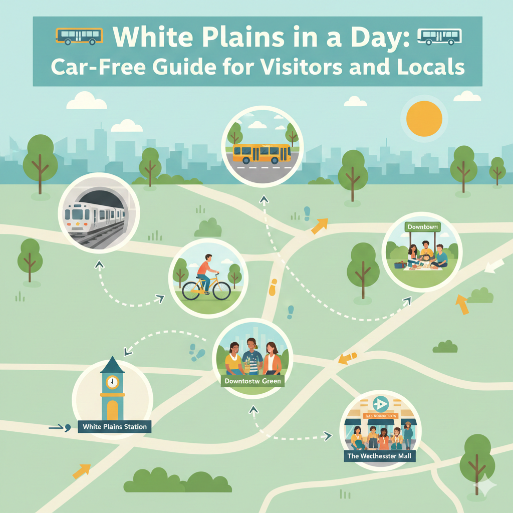 White Plains in a Day: Car-Free Guide for Visitors and Locals
