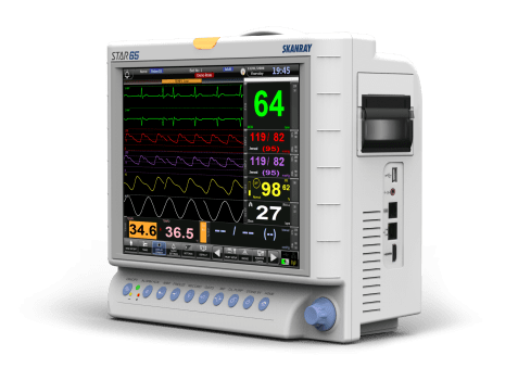 Patient Monitor STAR-65 Modular Multi Parameter Skanray