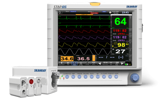 Patient Monitor STAR-65 Modular Multi Parameter Skanray