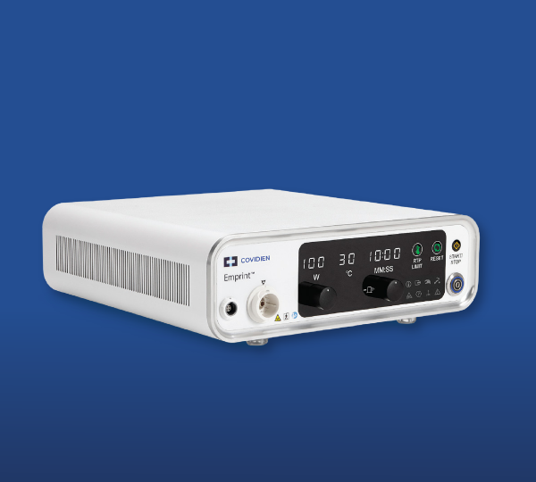 Medtronic Emprint Ablation Generator, a 100W console with digital display for tumor ablation procedures