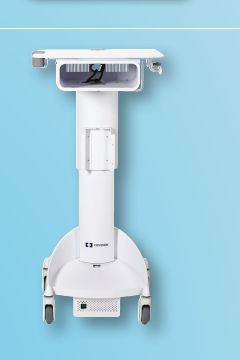 Medtronic Emprint Ablation Cart, a mobile wheeled mount for the ablation generator and pump