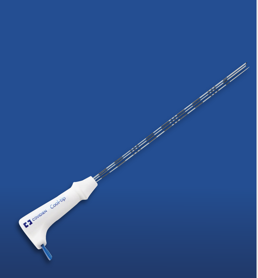 Medtronic Cool-Tip RF Ablation electrode — representative photo, exact shaft/tip length varies by SKU