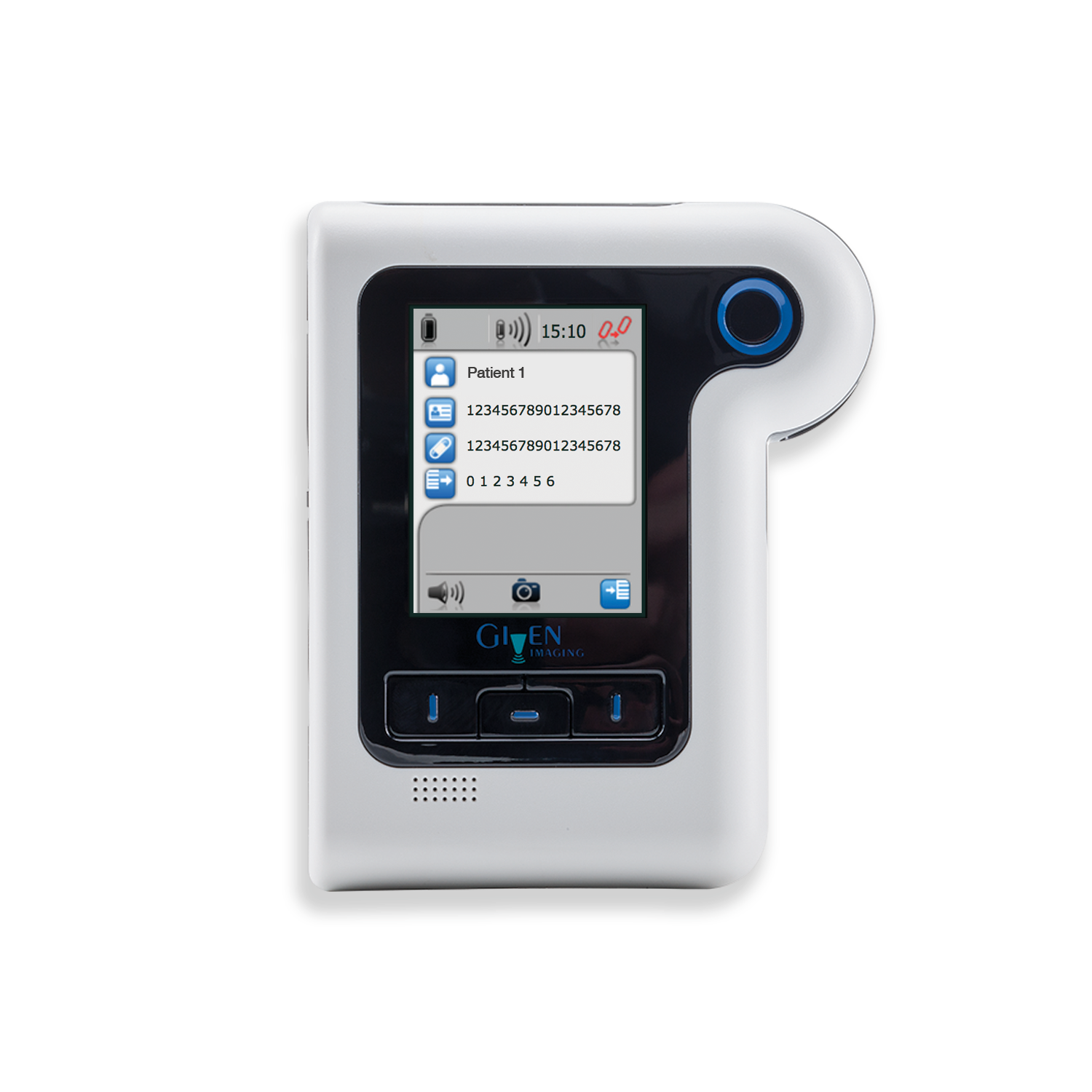 Medtronic PillCam Recorder 3 (DR3) worn by the patient during capsule endoscopy