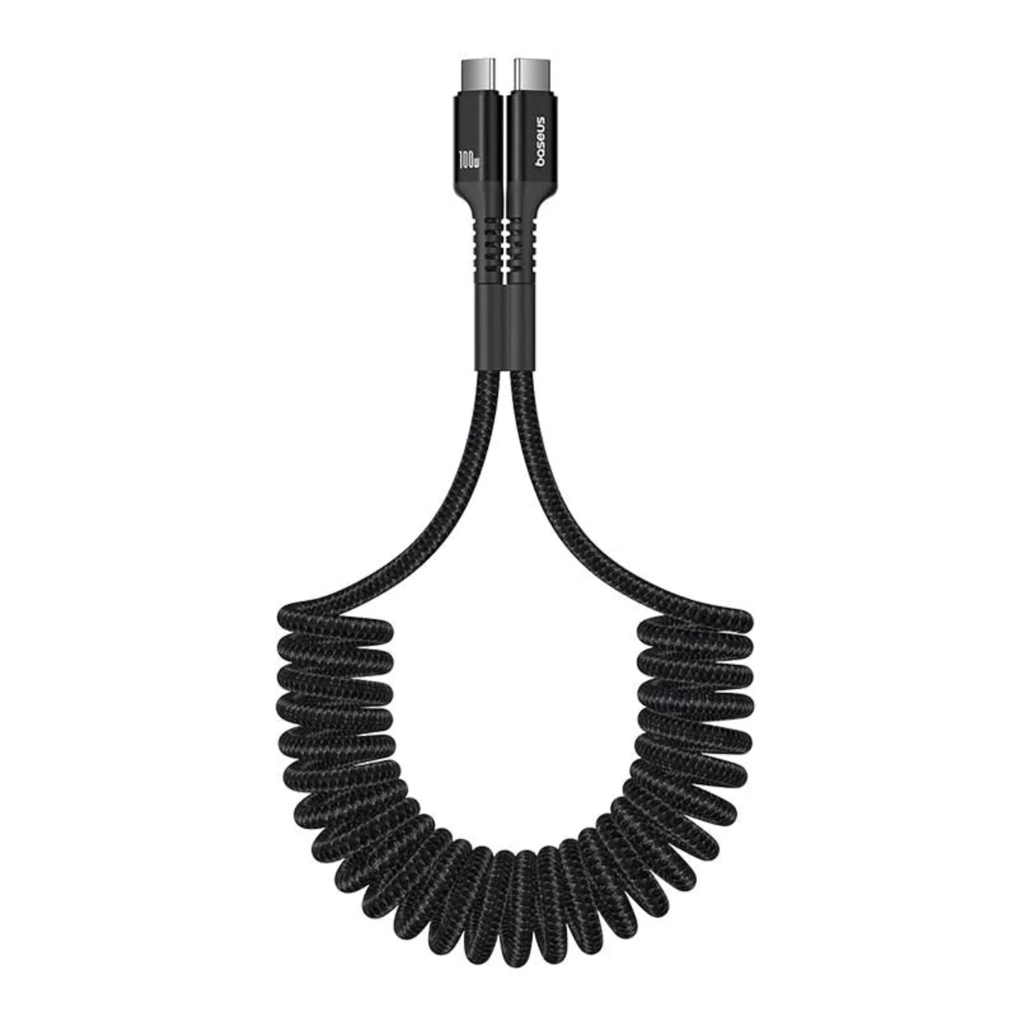 Baseus Fish-Eye Fast Charging USB-C Data Cable - 100W, 1M - Cluster Black