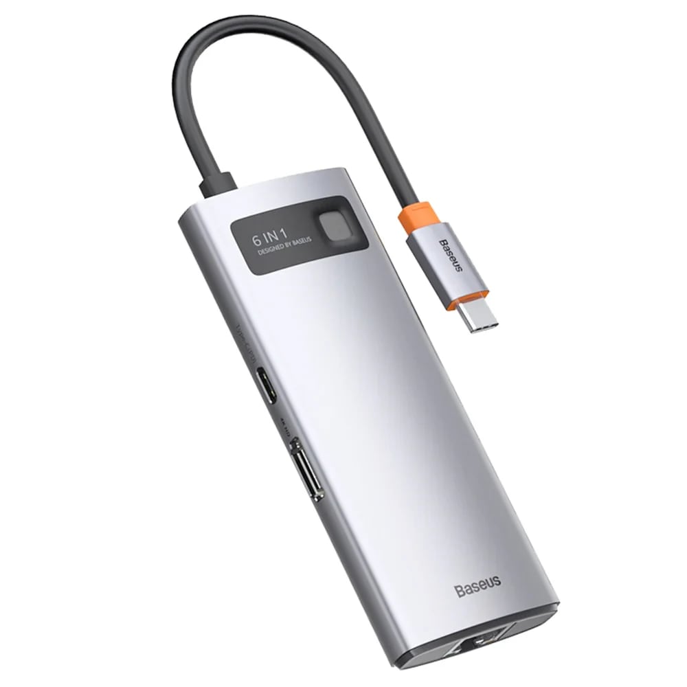 Baseus Metal Gleam Series 6-in-1 Type-C Hub