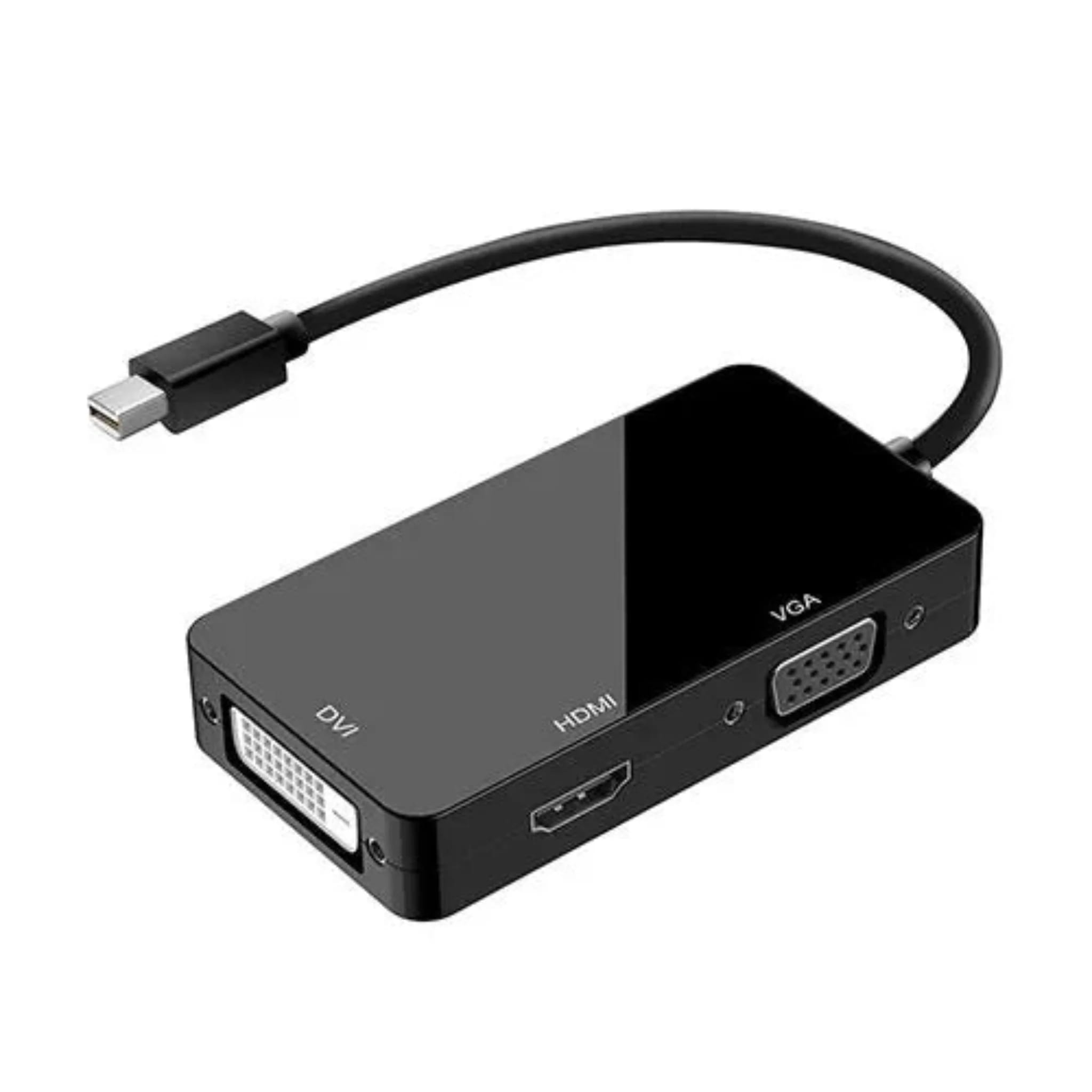 Basix Mini DisplayPort to HDMI DVI VGA Converter Cable