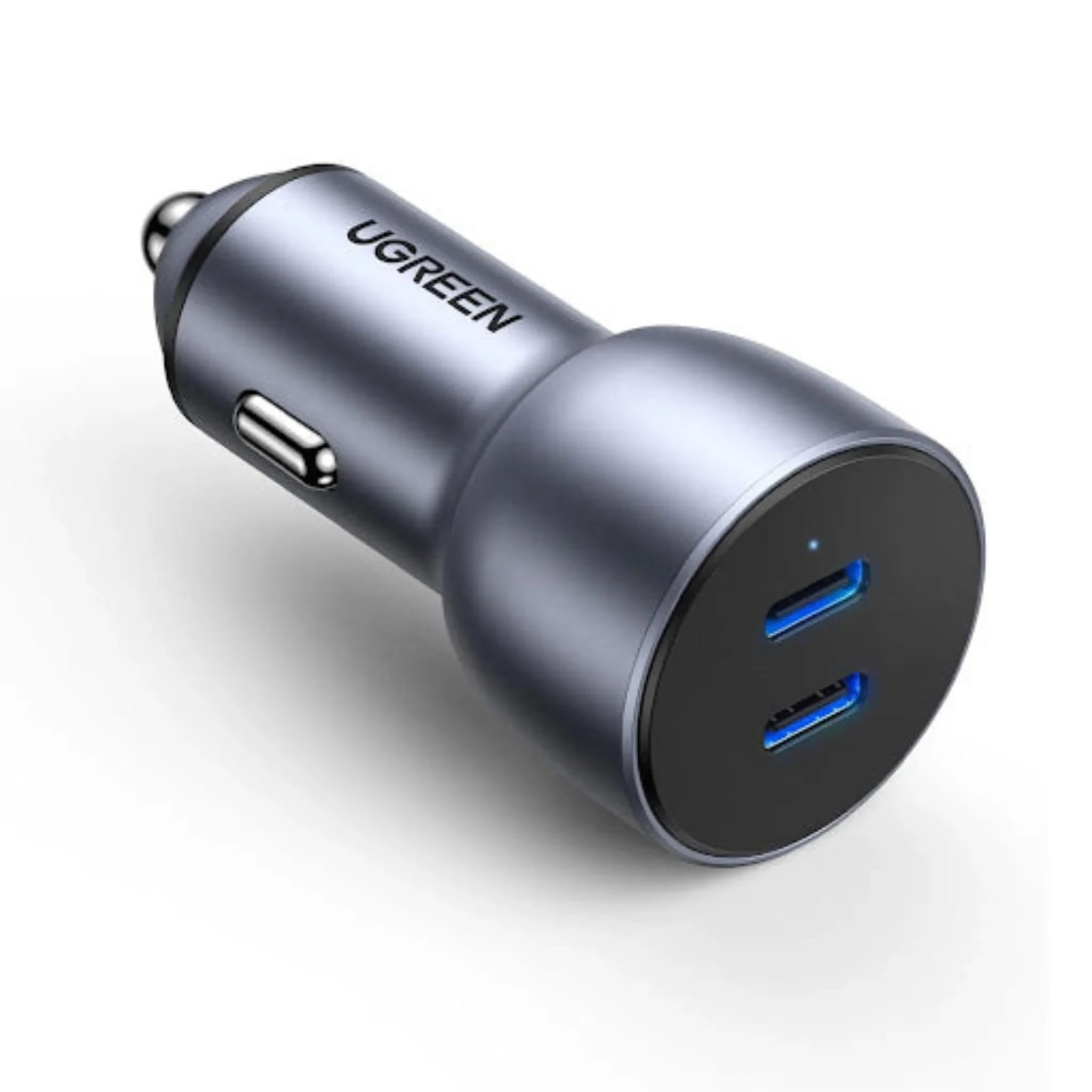 Ugreen 60W Dual Type-C Car Charger