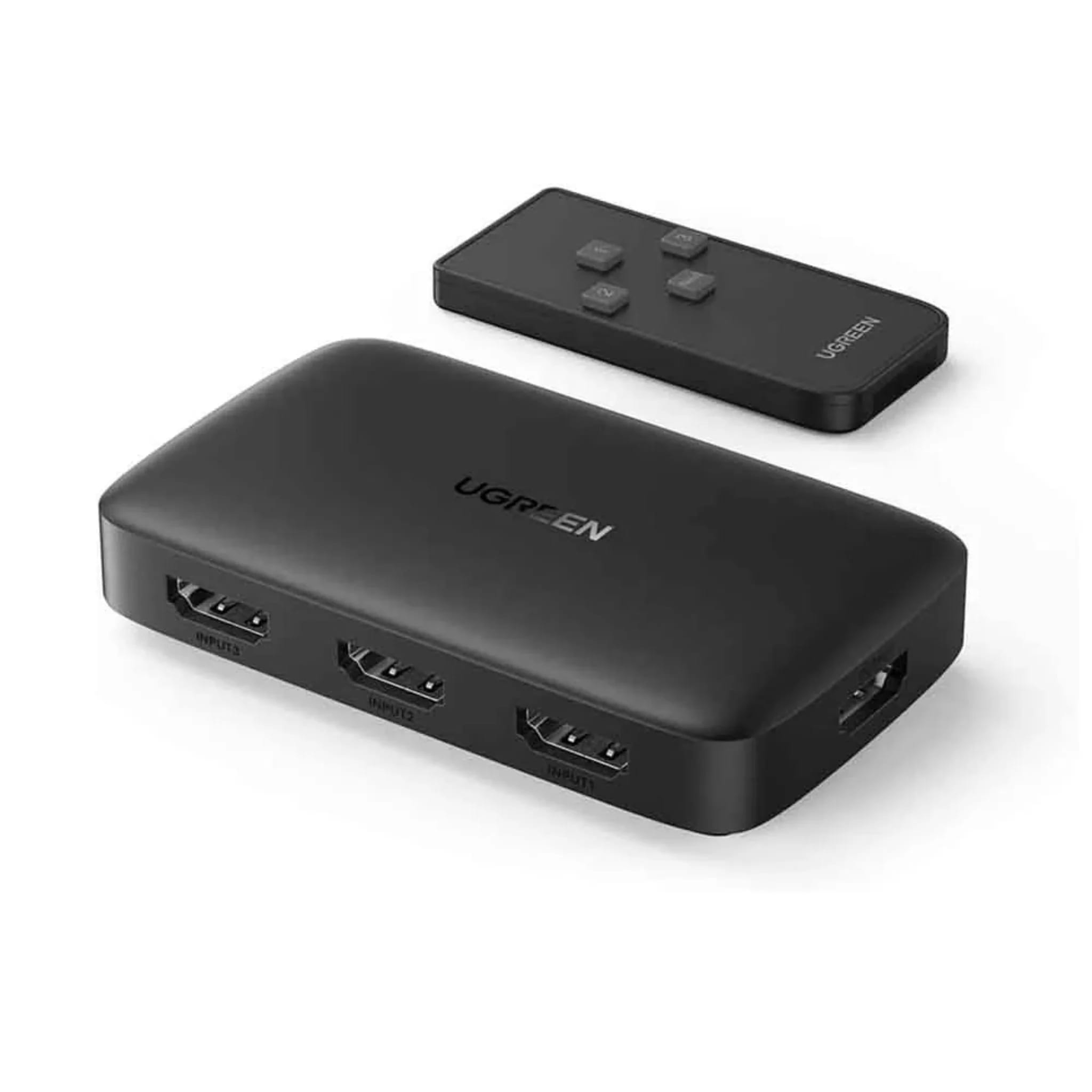 UGREEN 3-in-1 HDMI Switcher 4K@30Hz