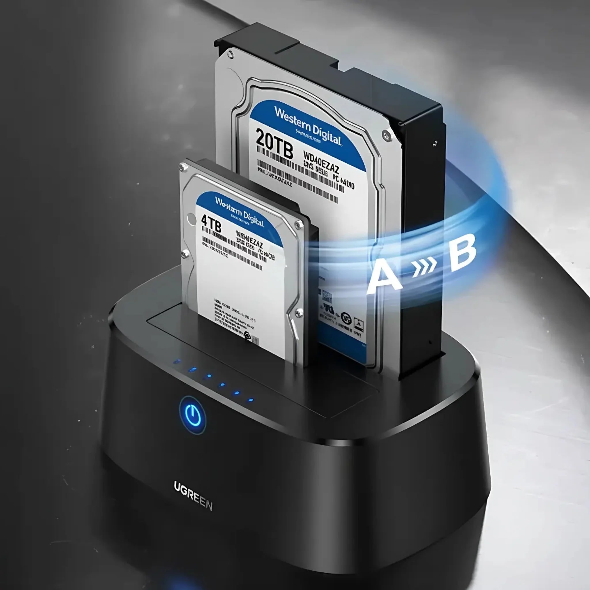 UGREEN USB 3.0 to SATA Dual-Bay Hard Drive Duplicator