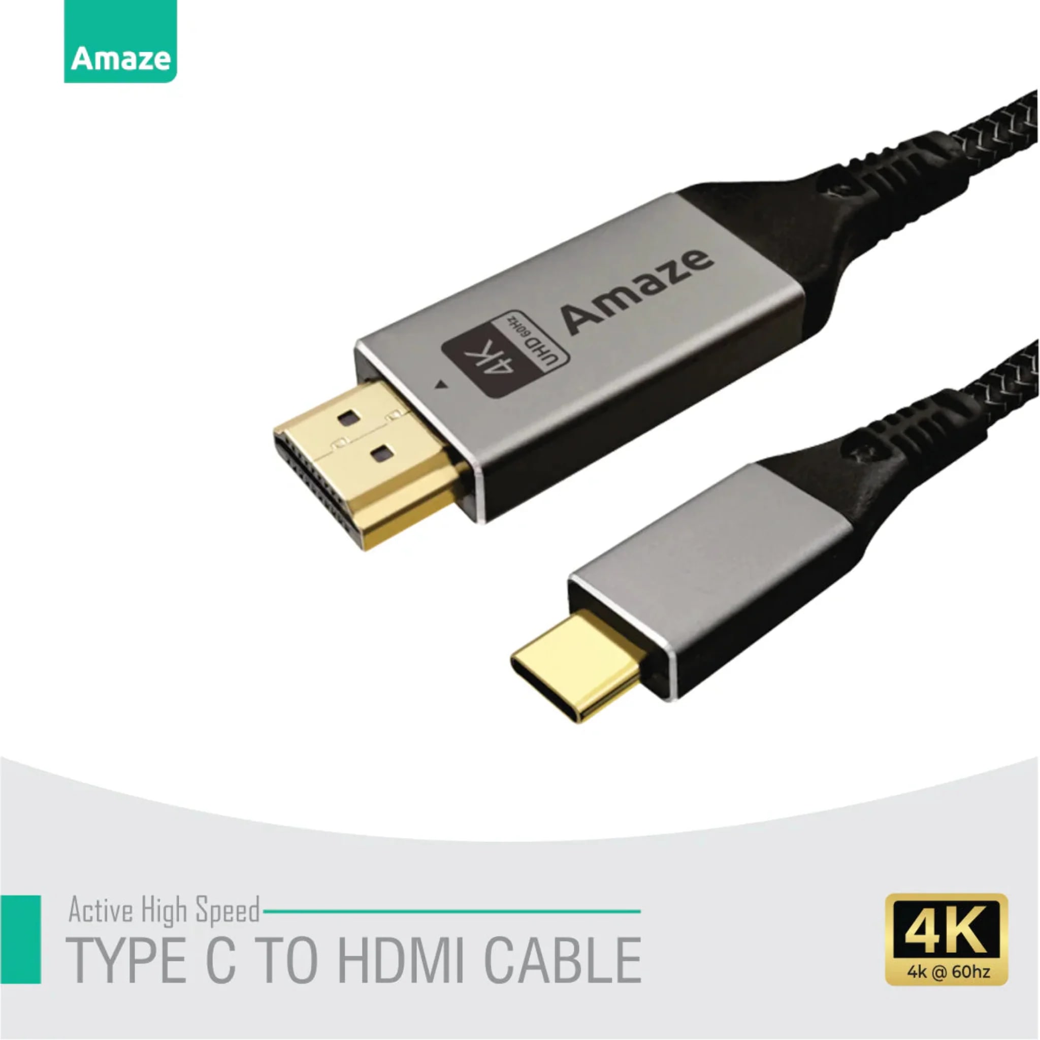 Amaze A145 Type-C to HDMI Cable 4K 60Hz - 2M