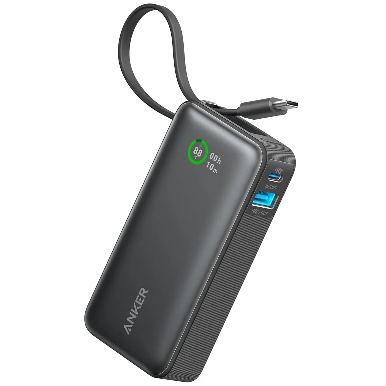 Anker Nano Power Bank with Built-In USB-C Cable