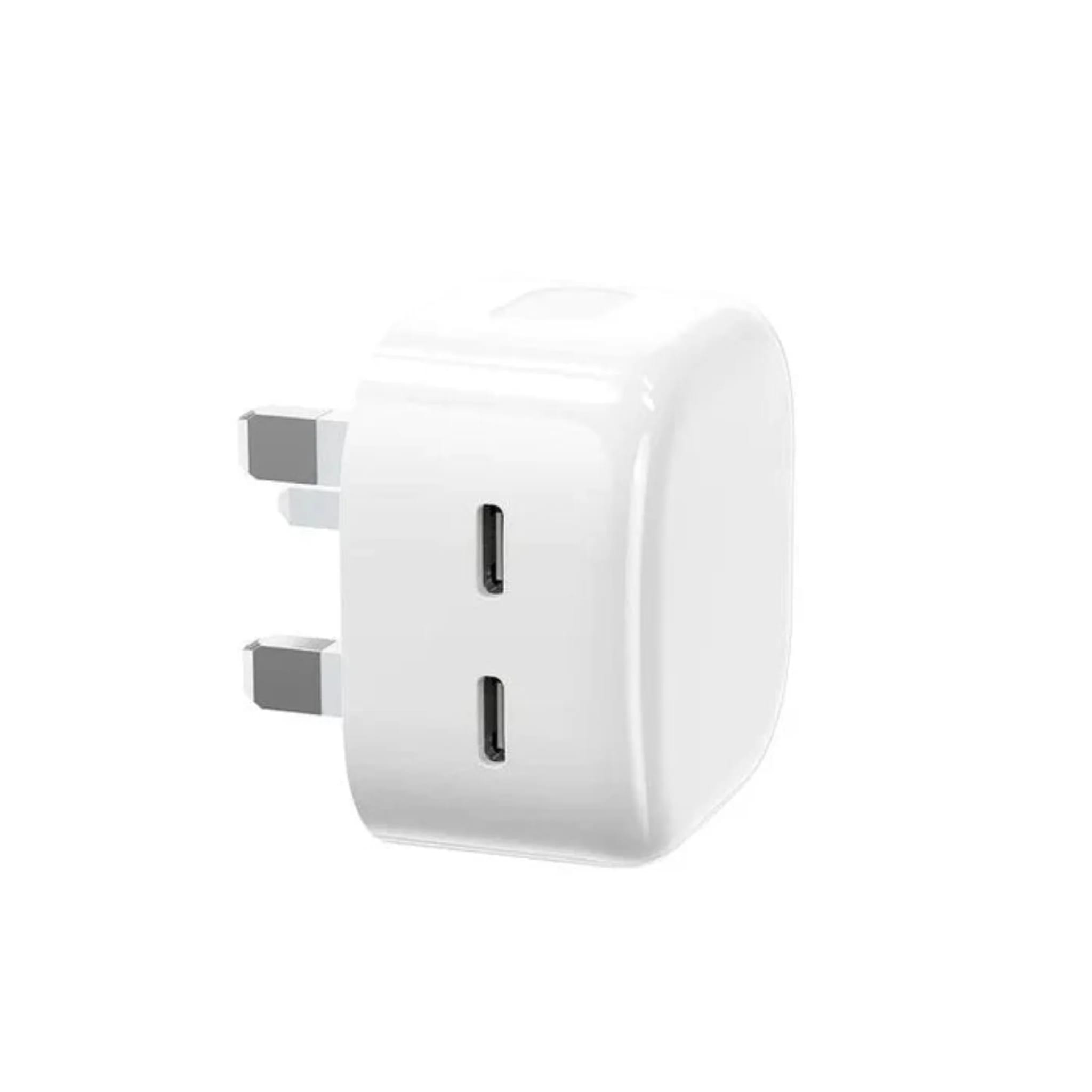 Joyroom 35W Mini Dual Port Fast Charger - White