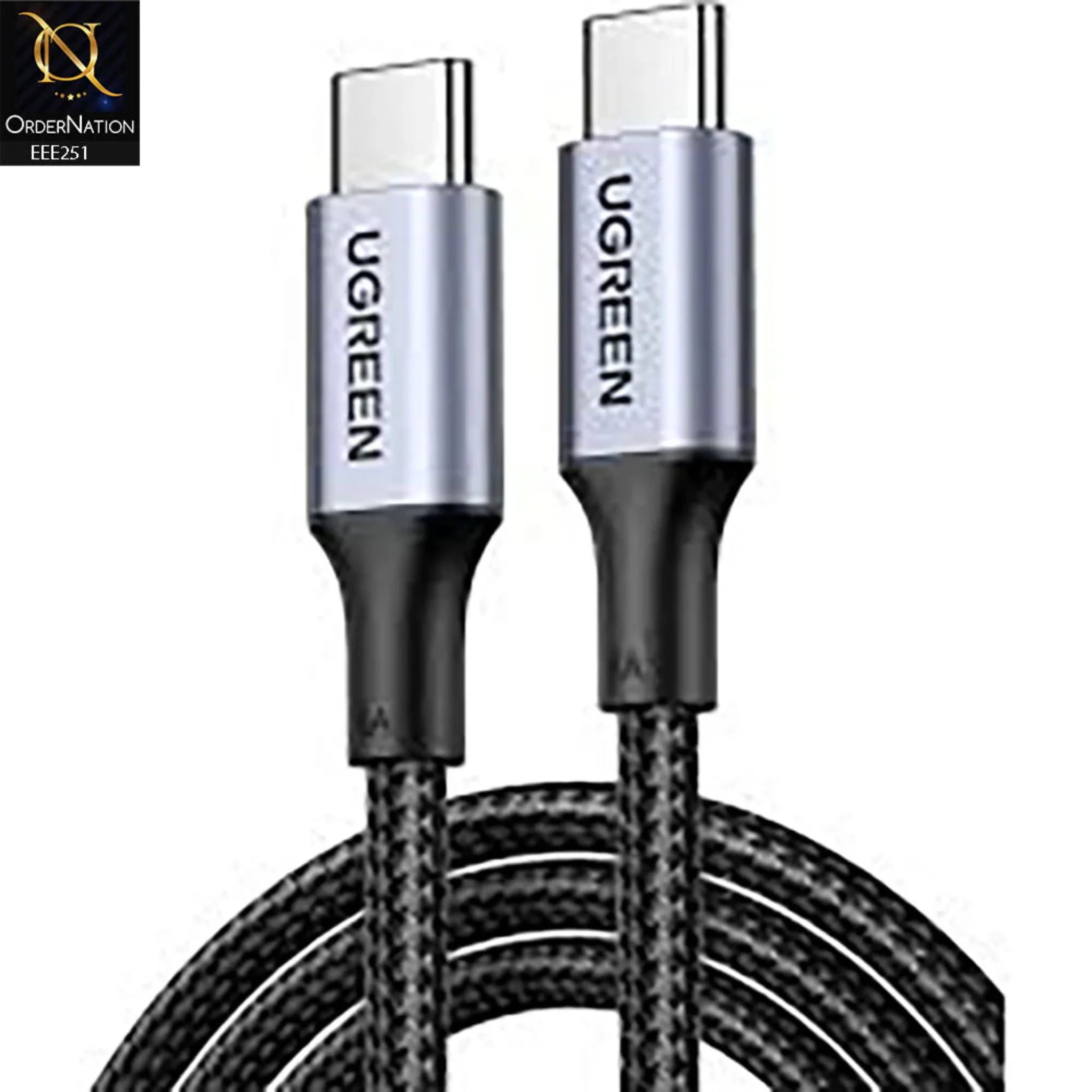 UGREEN 1M USB-C to USB-C 100W Fast Charging Cable - Black