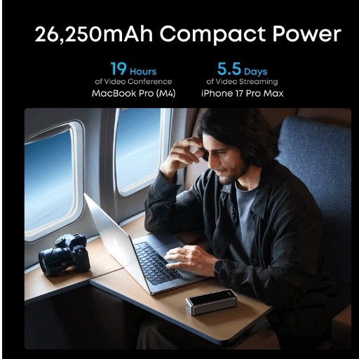 Anker Prime Power Bank (26K, 300W) at Digital Dukkan