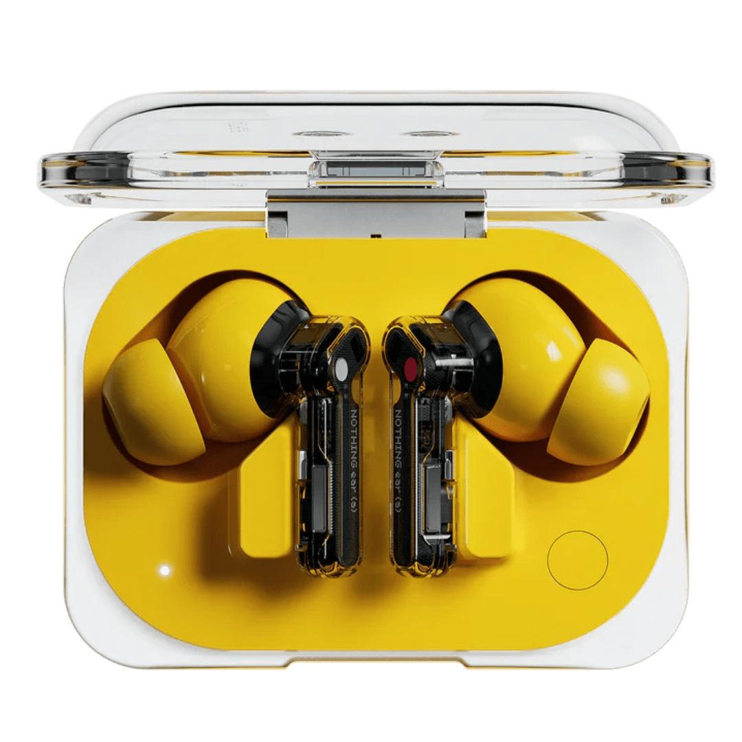 Ear (a) True Wireless Earbuds in sleek yellow design.