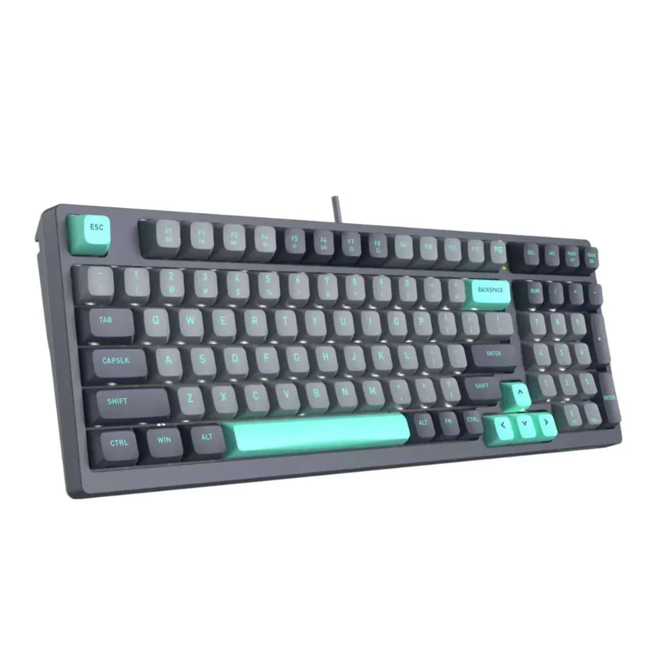 A4TECH FS300 Panda White Backlit Mechanical Keyboard image at Digital Dukkan