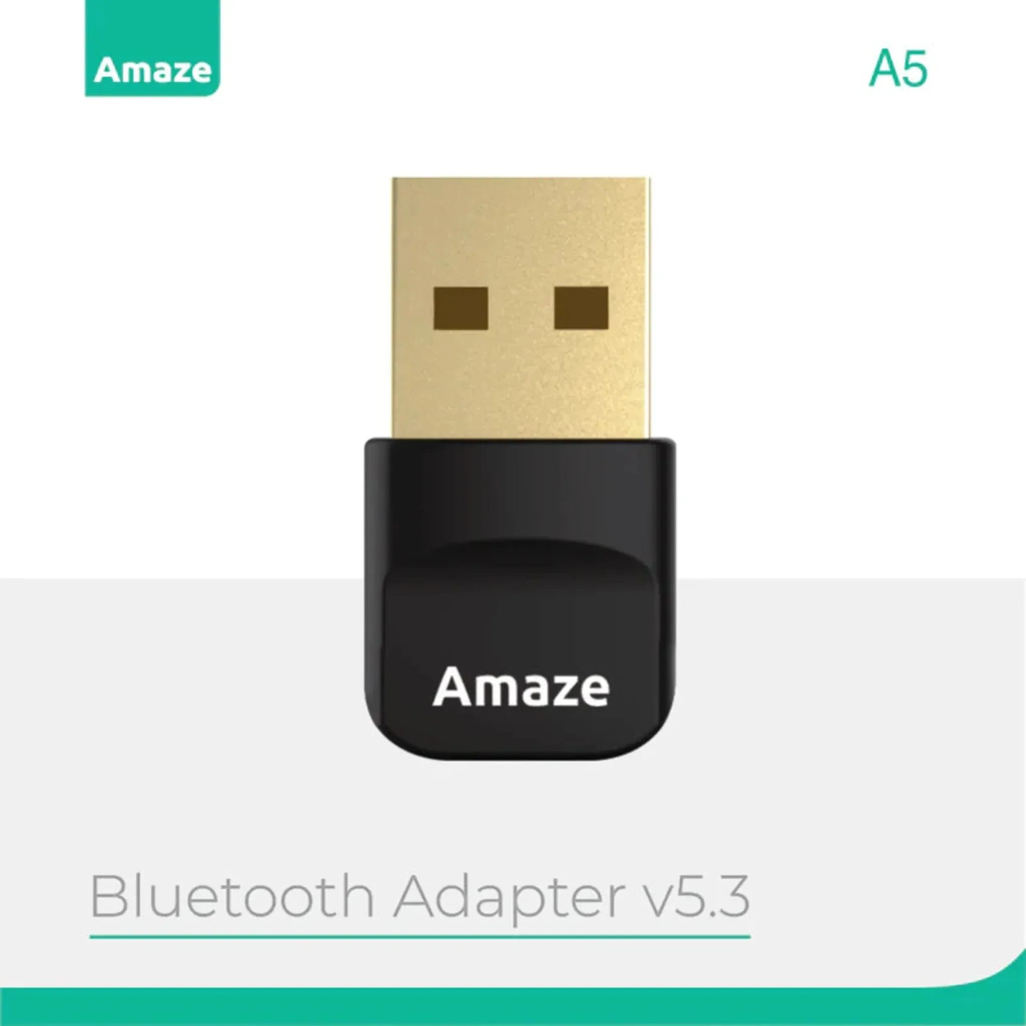 Amaze A5 Bluetooth Adapter v5.3 – 20M Range image at Digital Dukkan