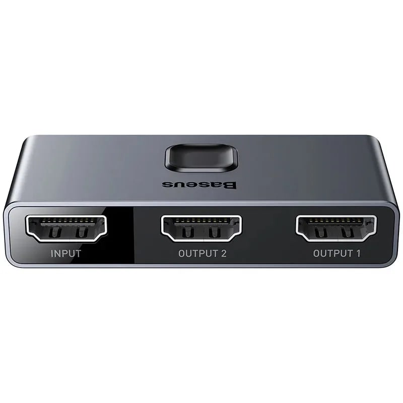 Baseus Matrix HDMI Switcher 2-in-1 / 1-in-2 – Space Gray image at Digital Dukkan