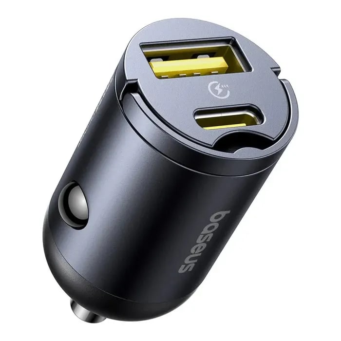 BASEUS TINY STAR MINI CAR CHARGER (U+C) 30W image at Digital Dukkan