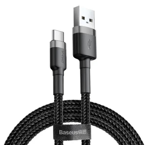 Baseus Cafule USB Cable – Type-C 3A Fast Charging, 2M Durable Braided Cable image at Digital Dukkan