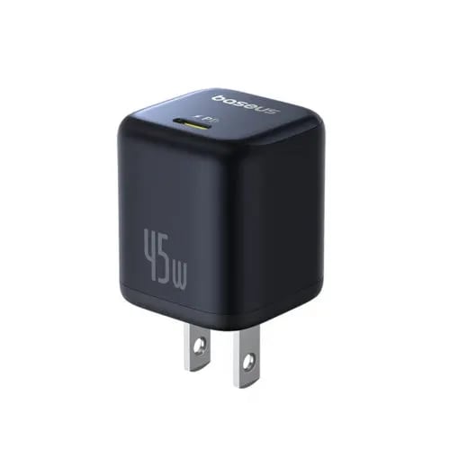 Baseus Gan 6 Fast Charger 45w USB-c x 1 (Pack of 2) Cosmic Black image at Digital Dukkan