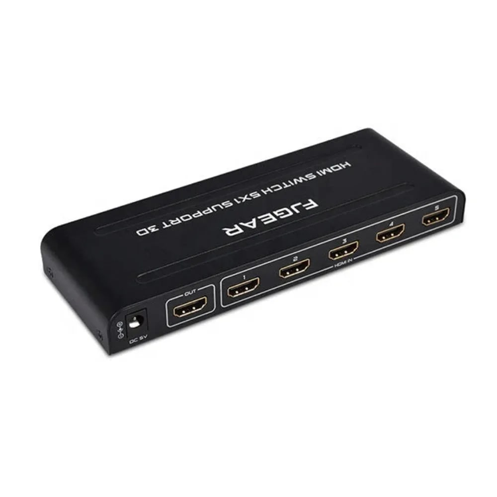 FJGEAR 5×1 HDMI Switch image at Digital Dukkan