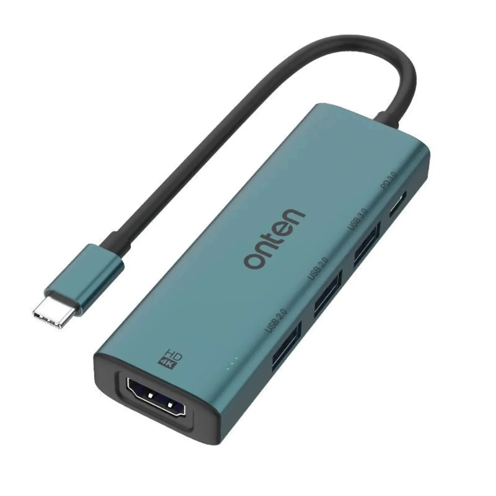 Onten UC123+ USB-C to HDMI Multi-Function Hub Docking Station – image at Digital Dukkan