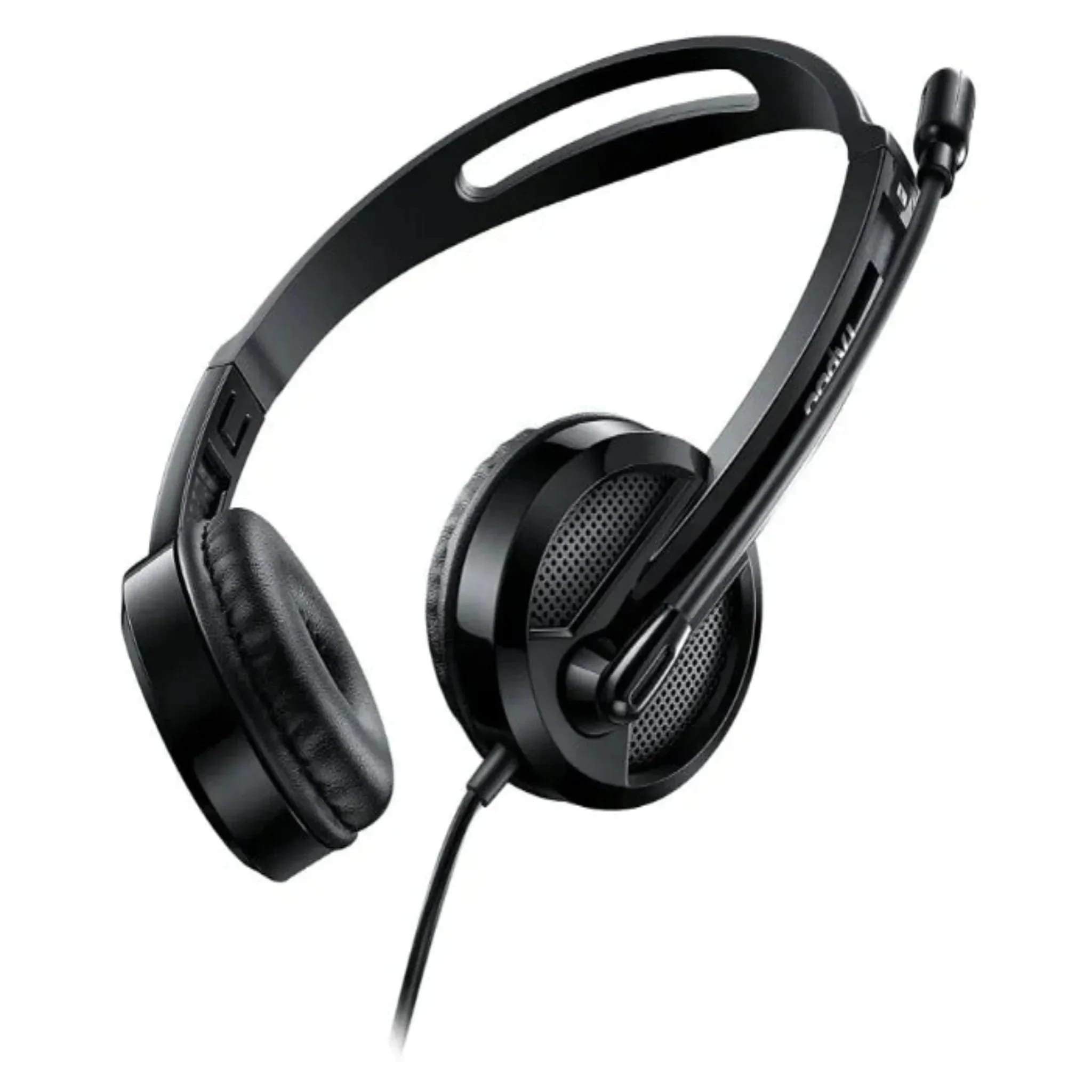 RAPOO H120 USB Stereo Headset Black image at Digital Dukkan