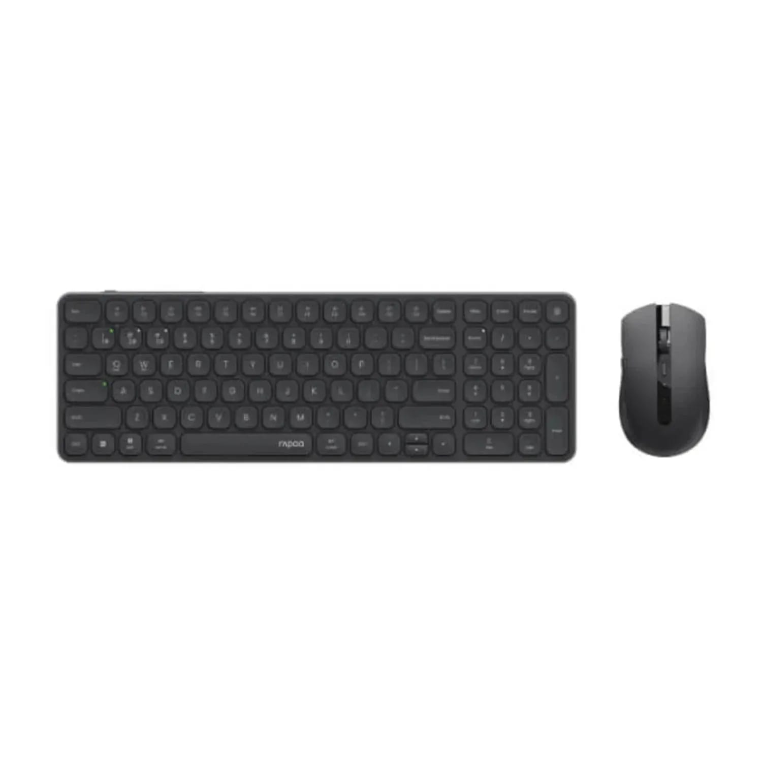 RAPOO 9350S Multi-mode Wireless Mouse & Keyboard Combo US Black image at Digital Dukkan
