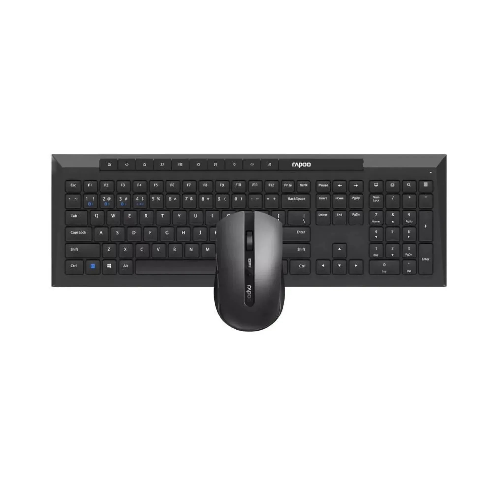 RAPOO 8210M Multi-mode Wireless Keyboard & Mouse image at Digital Dukkan