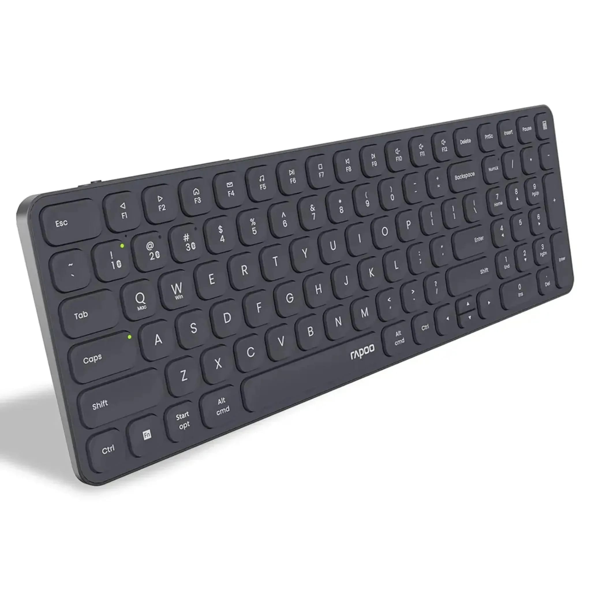 RAPOO 9350L Multi‑mode Wireless Keyboard image at Digital Dukkan