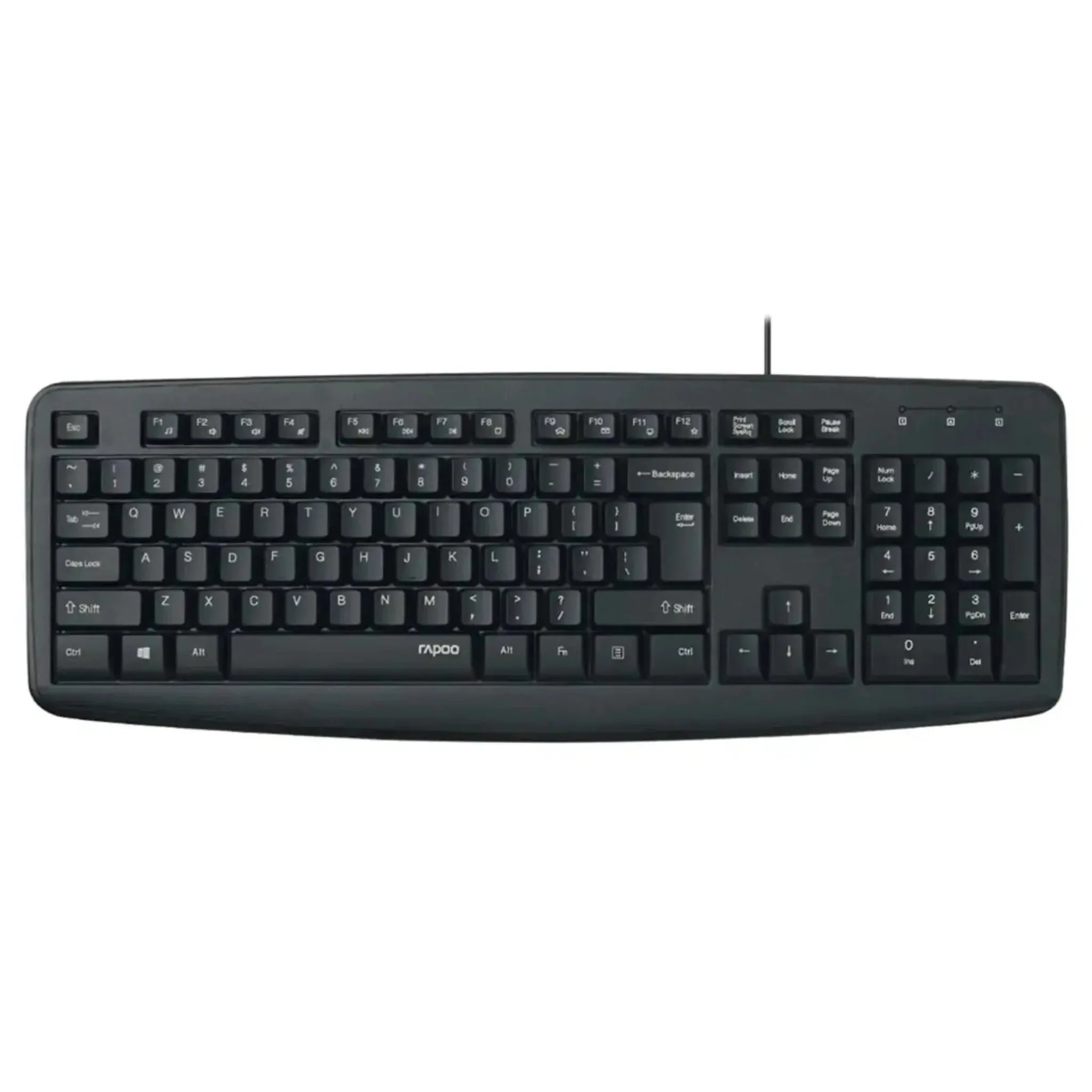RAPOO NK2600 Wired Keyboard US_Black – image at Digital Dukkan
