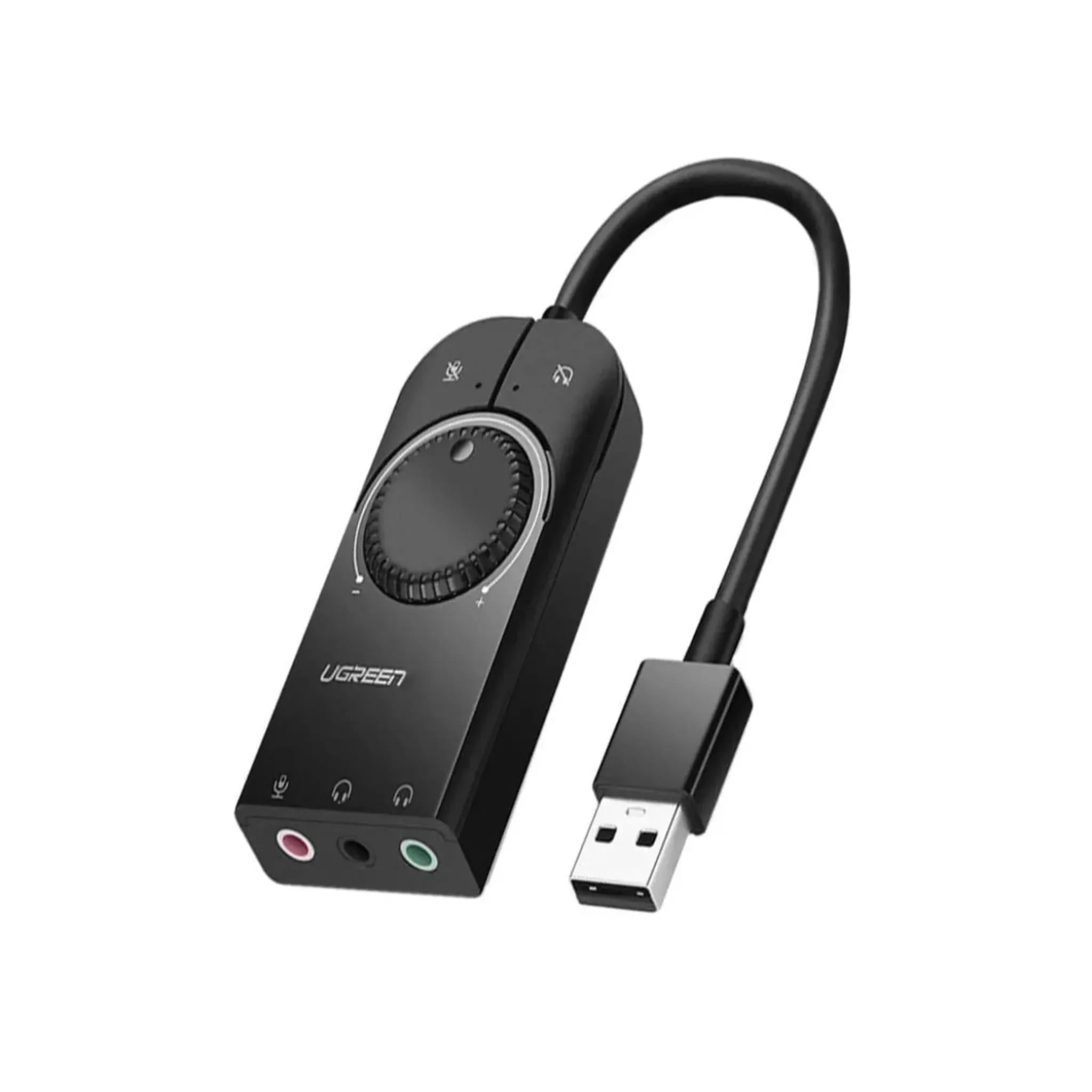 UGREEN 40964 USB External Stereo Sound Adapter image at Digital Dukkan