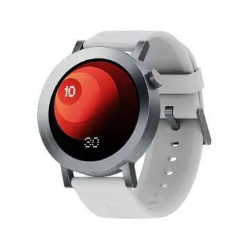 CMF Watch Pro 2 Smartwatch with gray strap and vibrant AMOLED display showing time and activity metrics, designed for fitness and daily use. image at Digital Dukkan