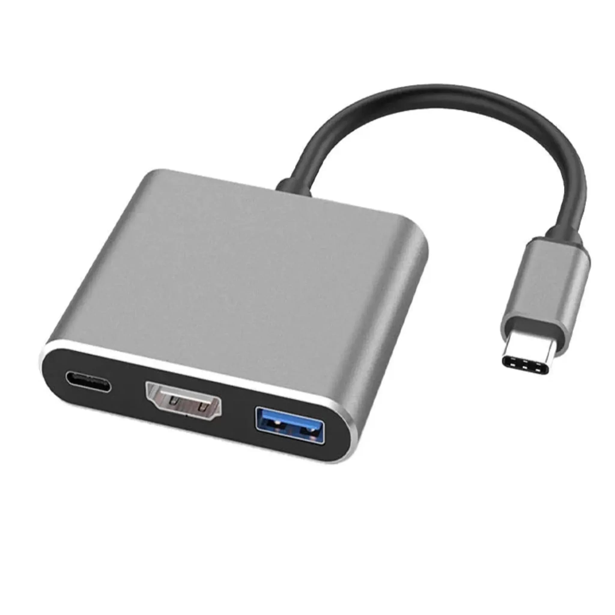 ONTEN 9175D USB TYPE-C TO 4K HDMI + USB 3.0 + PD HUB ADAPTER image at Digital Dukaan