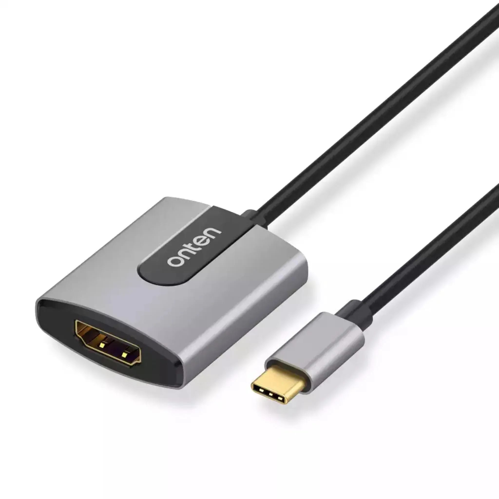 Onten 9587S Type-C to HDMI Adapter | 4K UHD Display Connector image at Digital Dukaan