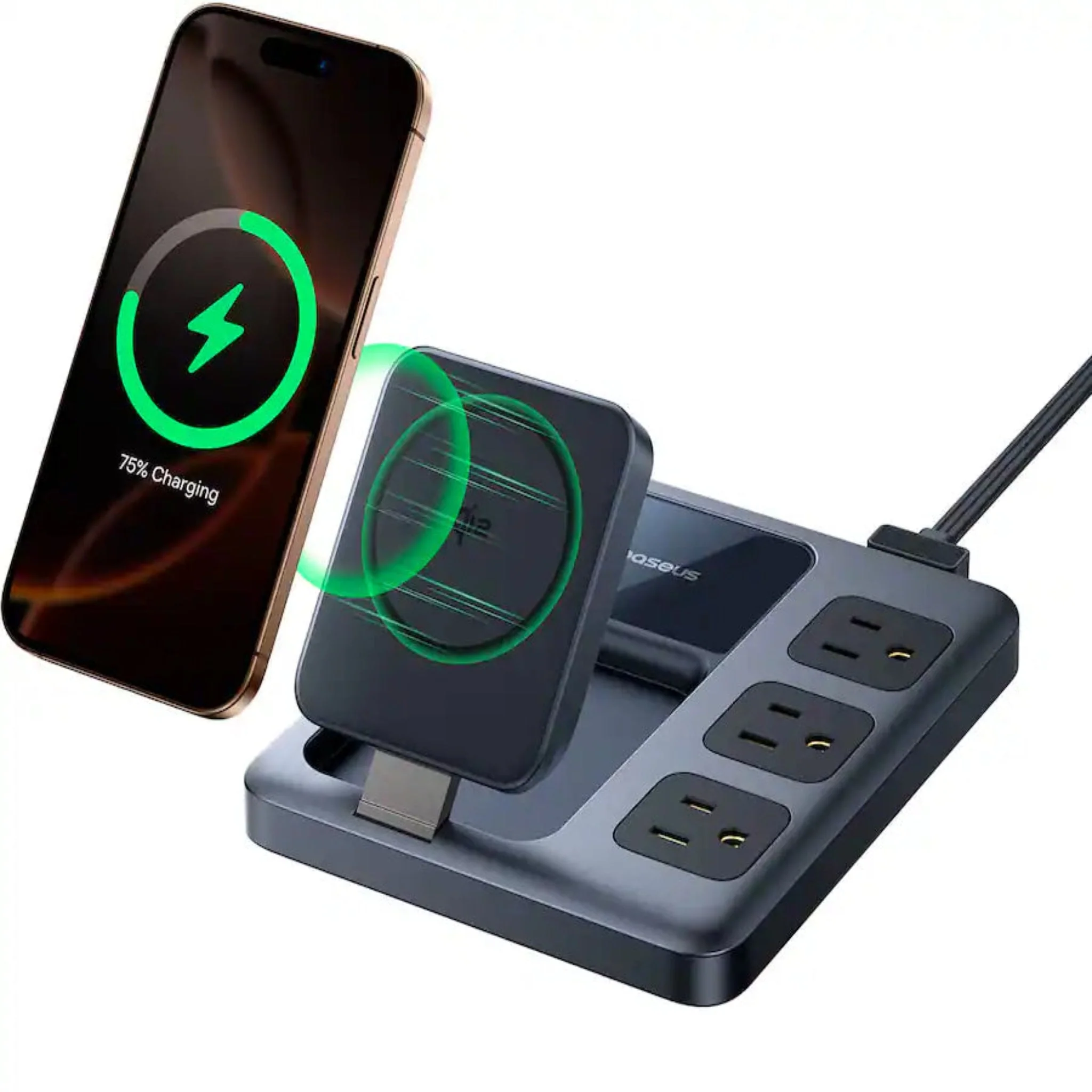 Baseus Nomos 67W Magnetic Wireless Charging Station - Cosmic Black