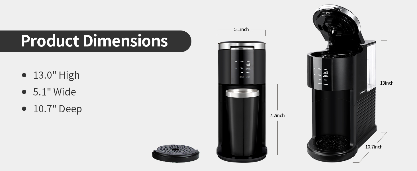 Machine, /6cups, Mini Electric Coffee Maker With Keep Warm Function - One  Click Operation And Detachable High-density Filter Screen For Comfortable  Brewing - Temu