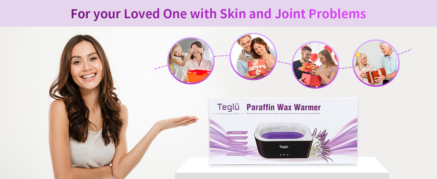 Paraffin Wax Machine for Hand and Feet - Karite Paraffin Wax Bath 4000ml  Paraffin Wax Warmer Moisturizing Kit Auto-time and Keep Warm Paraffin Hand  Wax Machine for Arthritis Black and white