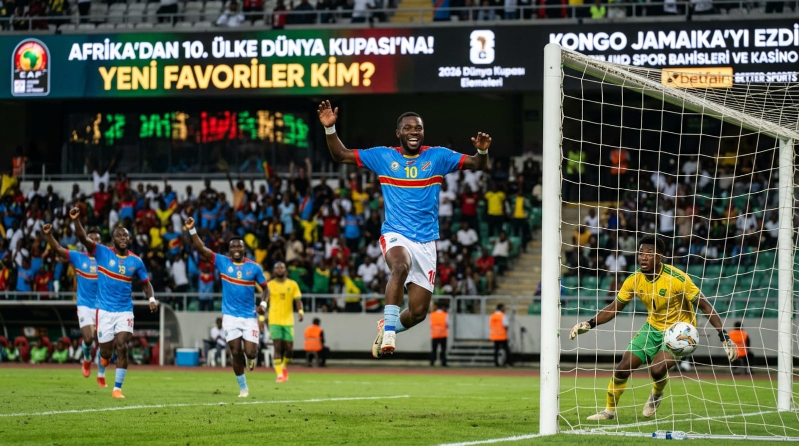 Afrika'dan 10. Ülke Dünya Kupası'na! Kongo Jamaika'yı Ezdi, Yeni Favoriler Kim?