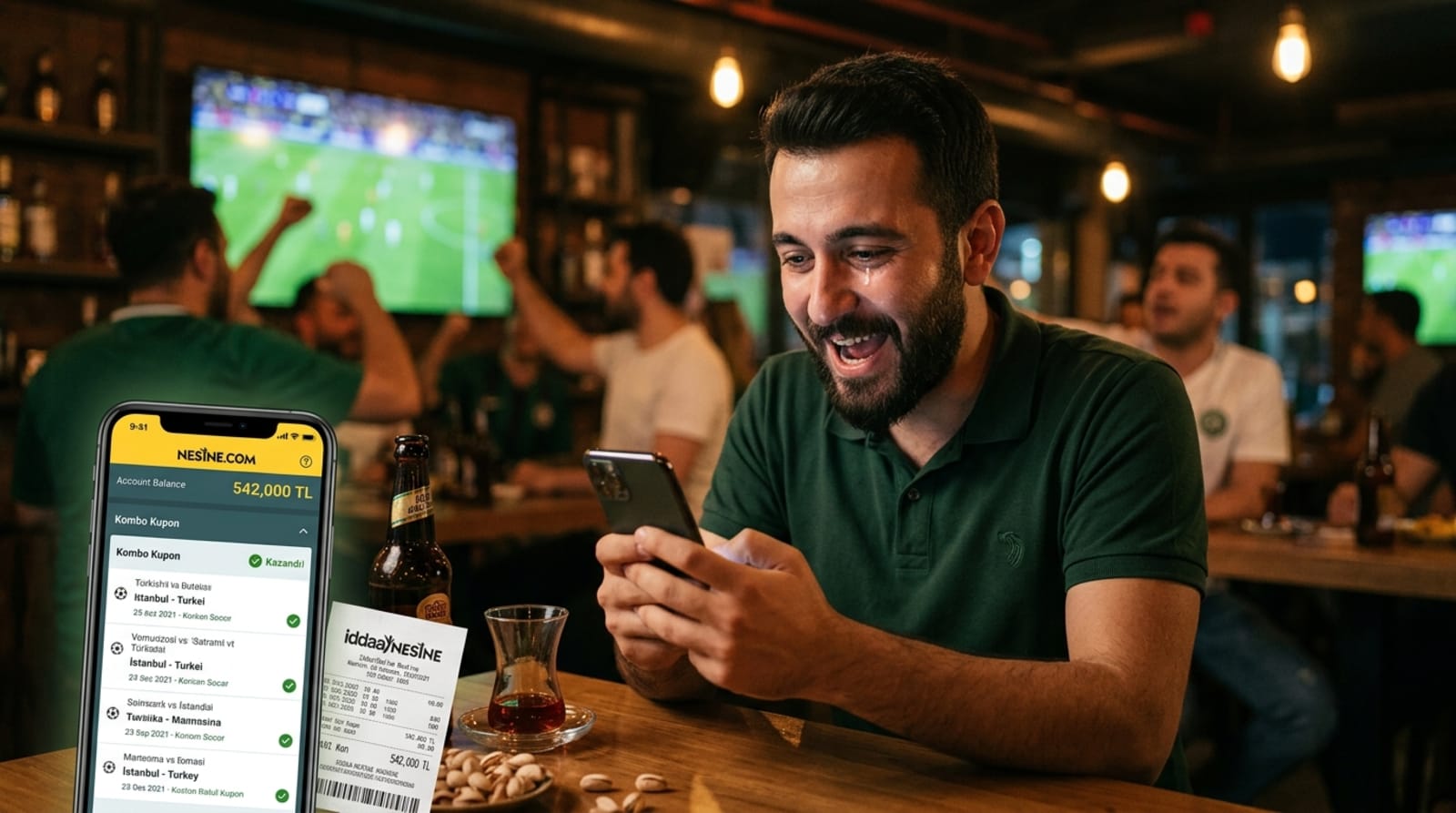 Nesine'de 542 Bin TL'lik Dev Kazanç! Bu Bahisçi Combo Kuponu Nasıl Patlattı? | combokuponlar.com
