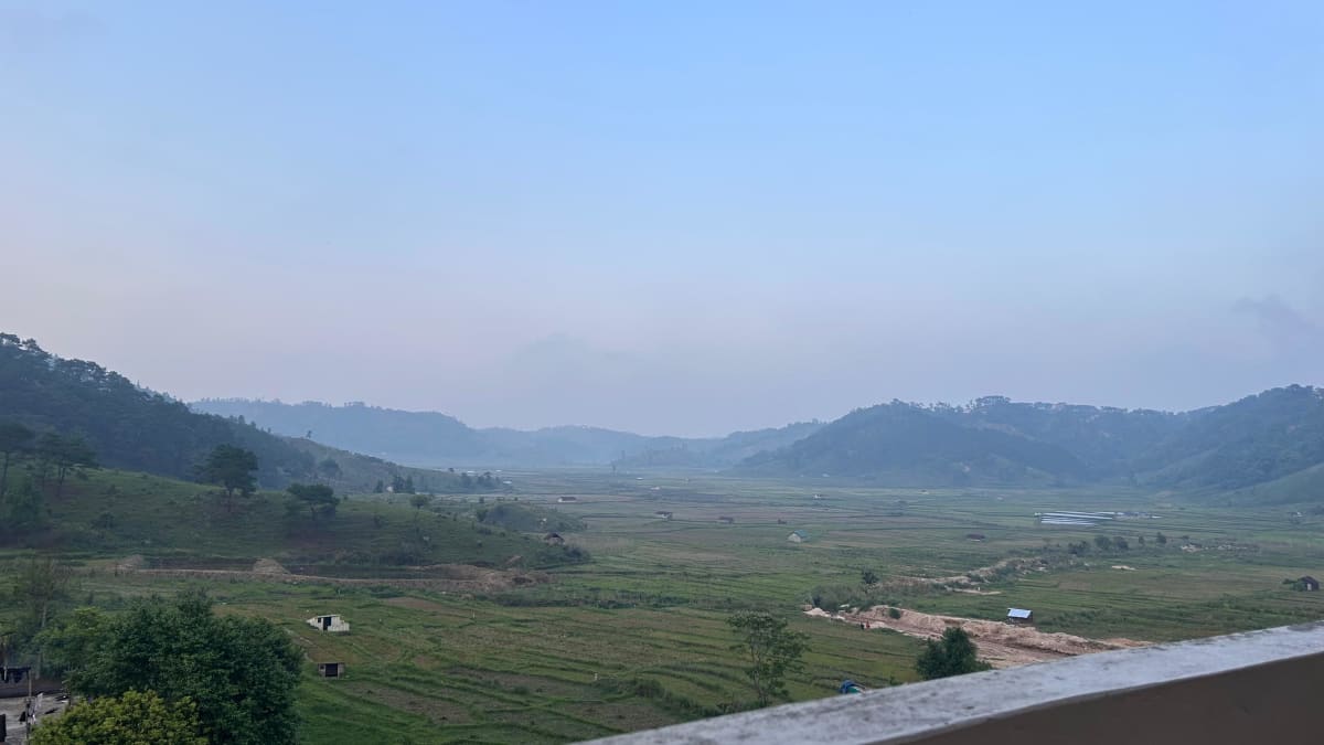 A misty hill valley, the kind of destination that draws Agoda's international travellers