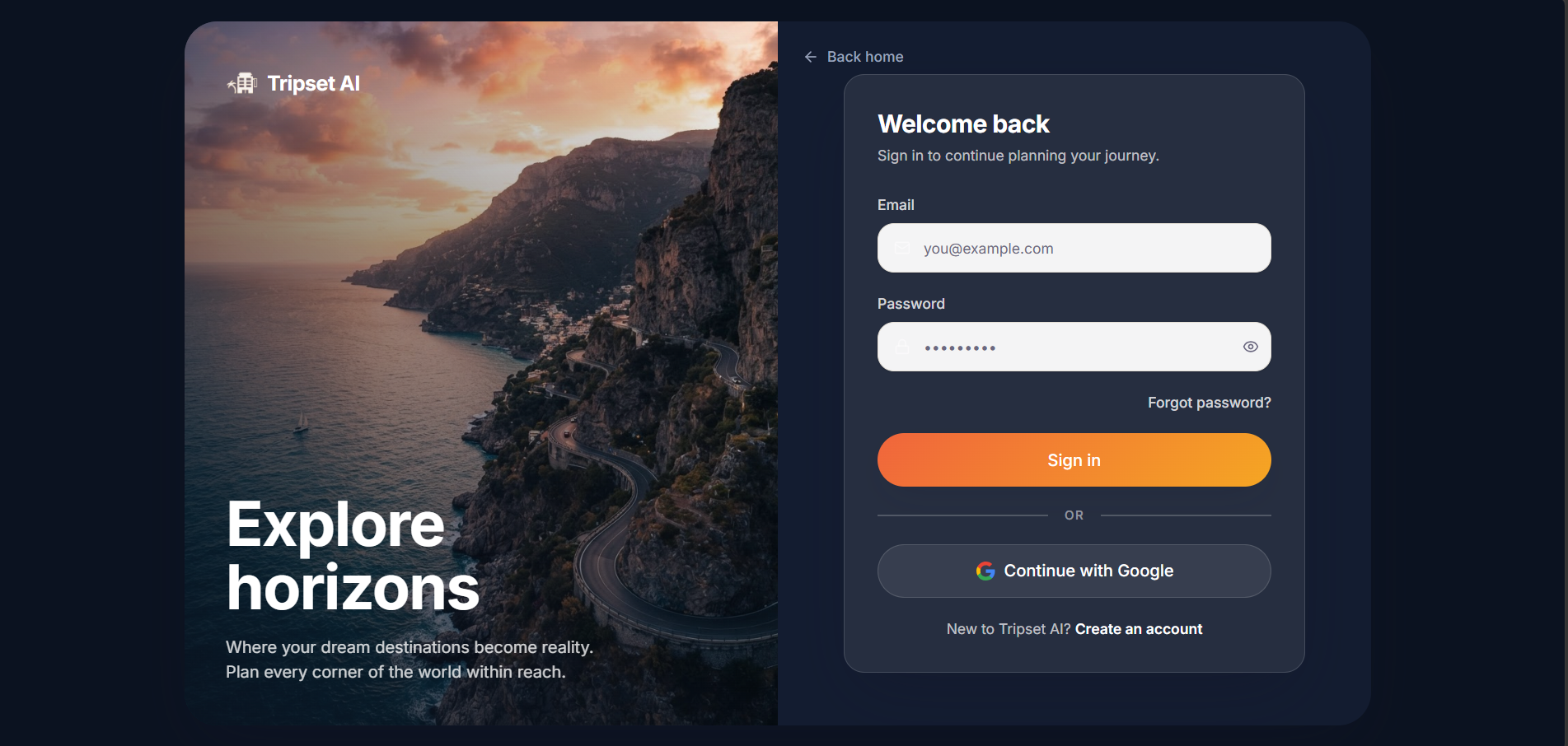 Tripset AI Search & Hotel Selection
