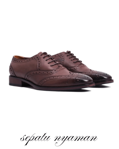 Gambar utama Koku Footwear Zeus Brown Wingtip Brogue